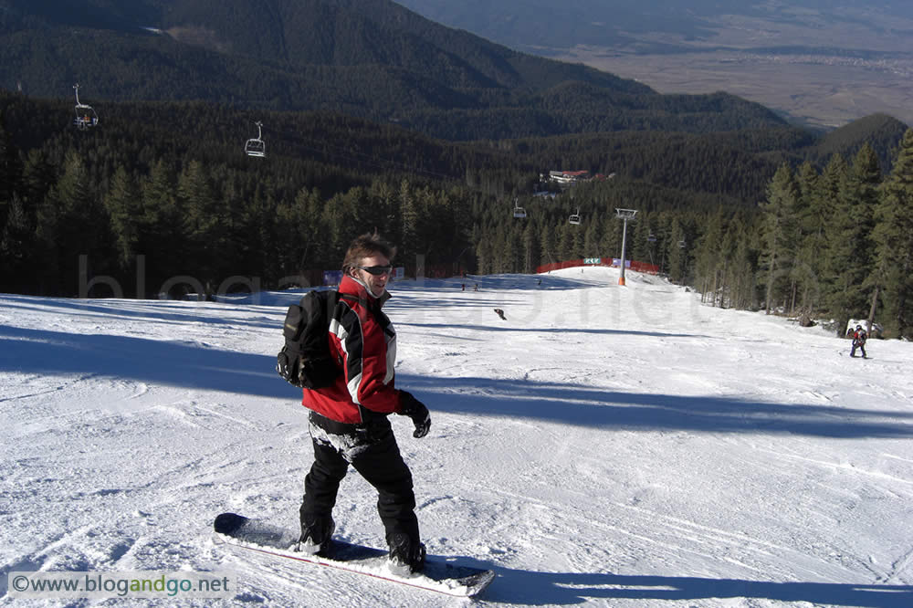 Bansko - A novice boarder